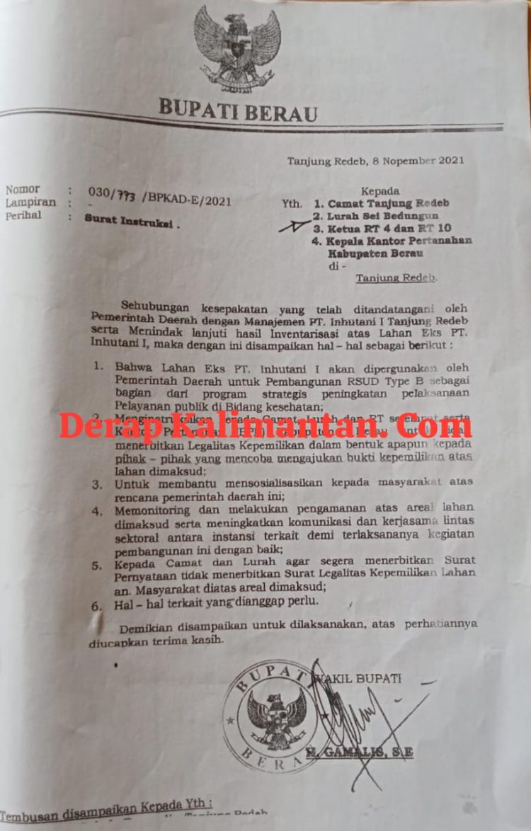 Menanti Ketegasan Bupati Sri Juniarsi di Tengah Polemik SK Tanah Berau