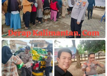Polsekta Samarinda Kota Gelar Program Pangan Murah untuk Ringankan Beban Warga Kelurahan Sungai Pinang Luar
