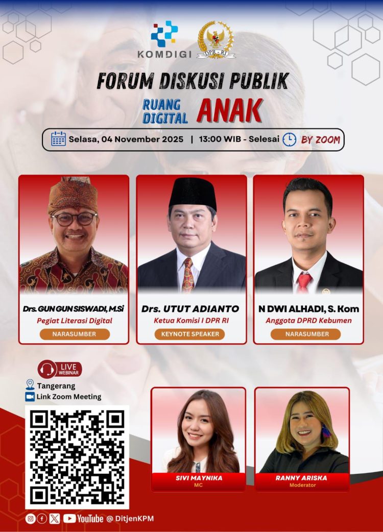 N. Dwi Alhadi, S. Kom Dorong Sinergi Daerah dan Orang Tua untuk Wujudkan Ruang Digital Anak yang Aman