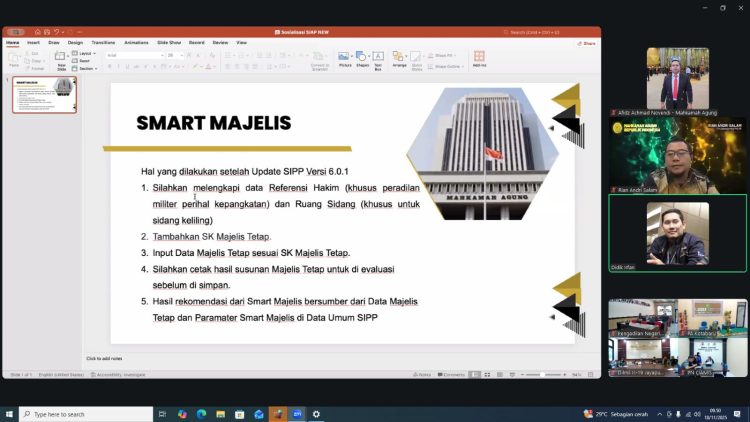 SIPP 6.0.1 Hadirkan Smart Majelis untuk Perkuat Kredibilitas Pengadilan