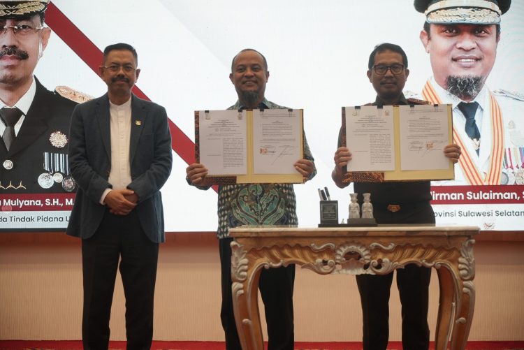 Dihadiri Prof Asep N Mulyana SH Mhum Jampidum RI KAJATI SULSEL & Pemprov Sulsel Meneken MOU Penerapan Pidana Kerja Sosial Berdasarkan KUHP Baru