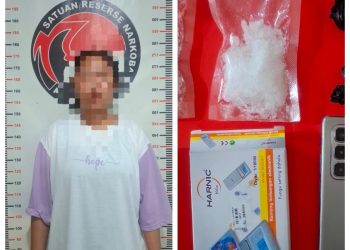 Ibu Rumah Tangga di Sambaliung Ditangkap Bawa 82 Gram Sabu