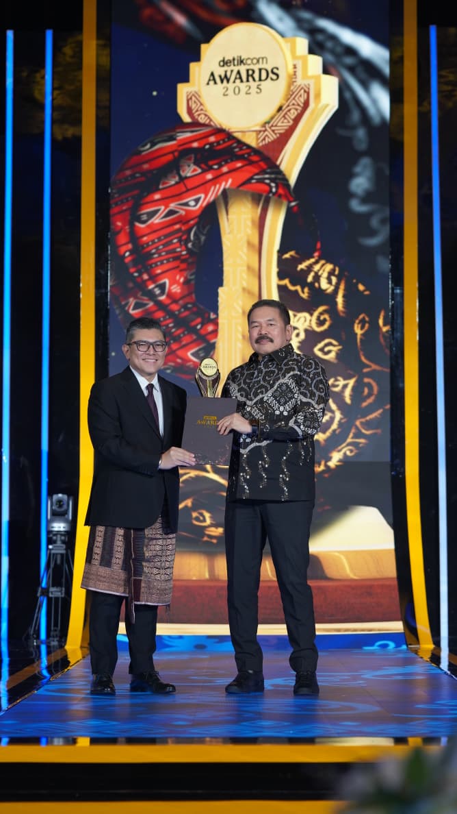 Jaksa Agung ST Burhanuddin Raih Penghargaan detikcom Awards 2025 Sebagai Tokoh Transformasi Penegakan Hukum