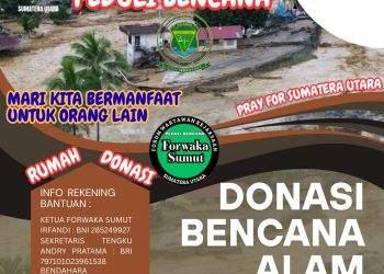 Forwaka Sumut Turun Tangan: Bentuk Relawan Peduli Bencana untuk Bantu Korban Banjir