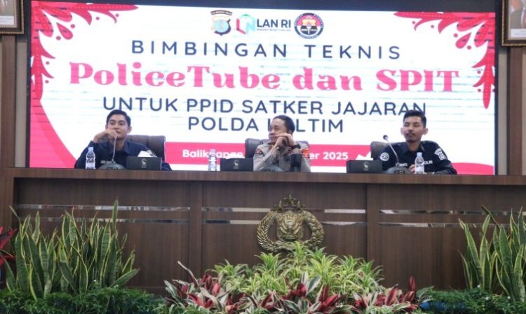 Polda Kaltim Gelar Bimtek Policetube dan SPIT, Perkuat Kompetensi Kehumasan di Era Digital