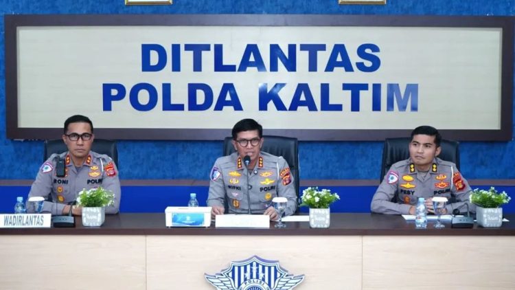 Gelar Konferesi Pers, Polda Kaltim Sampaikan Hasil Pelaksanaan Ops.Zebra Mahakam 2025