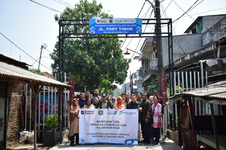 Pelindo Regional 2 Tanjung Priok Resmikan Program Carbon Village Kelurahan Koja Tahun 2025