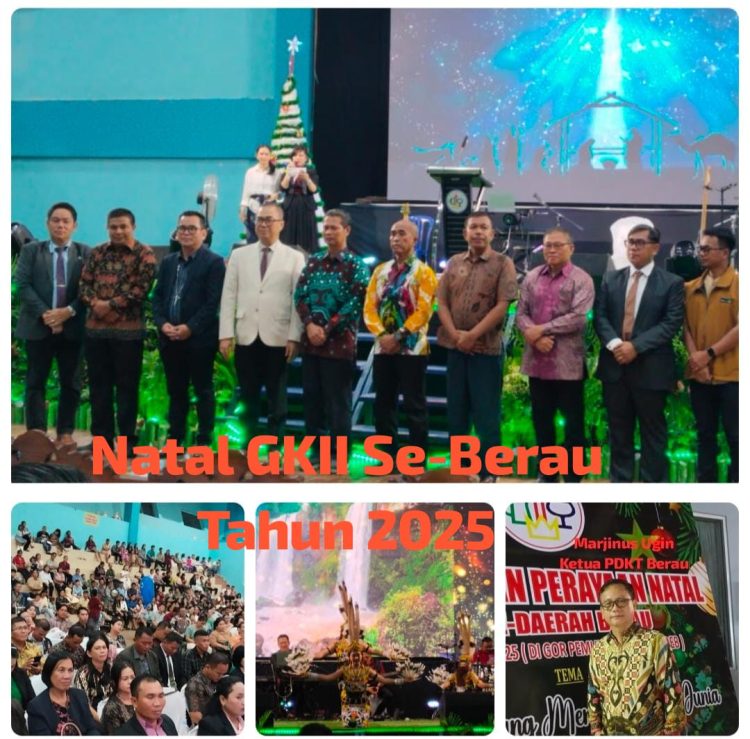 Natal GKII Se-Berau 2025: Rayakan Sukacita dan Pembaruan Hidup Bertema ‘Kristus Datang Memperbaharui Dunia”