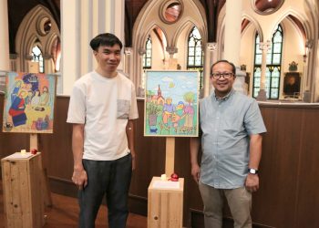 Seasons of Grace, Pameran Seni oleh Oliver Wihardja di Mezanin Katedral Jakarta