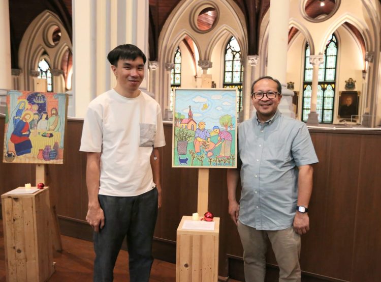 Seasons of Grace, Pameran Seni oleh Oliver Wihardja di Mezanin Katedral Jakarta