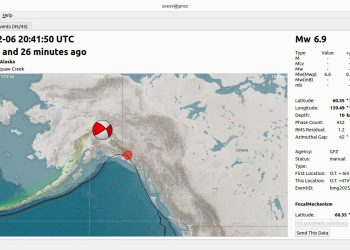 GEMPABUMI M7,0 DI ALASKA, TIDAK BERPOTENSI TSUNAMI DI WILAYAH INDONESIA