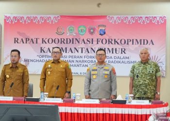Tegaskan Komitmen Bersama Lawan Narkoba dan Paham Radikal, Polda Kaltim Gelar Rakor Forkopimda