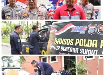 Lewat JNE, Polda Kaltim Distribusikan Bantuan Untuk Korban Bencana di Aceh dan Sumatera