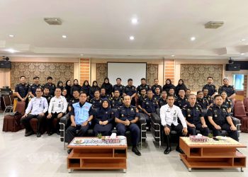 Karutan Labuhan Deli Menjadi Narasumber pada Webinar Hari Antikorupsi Sedunia 2025 di KPPBC TMP B Medan