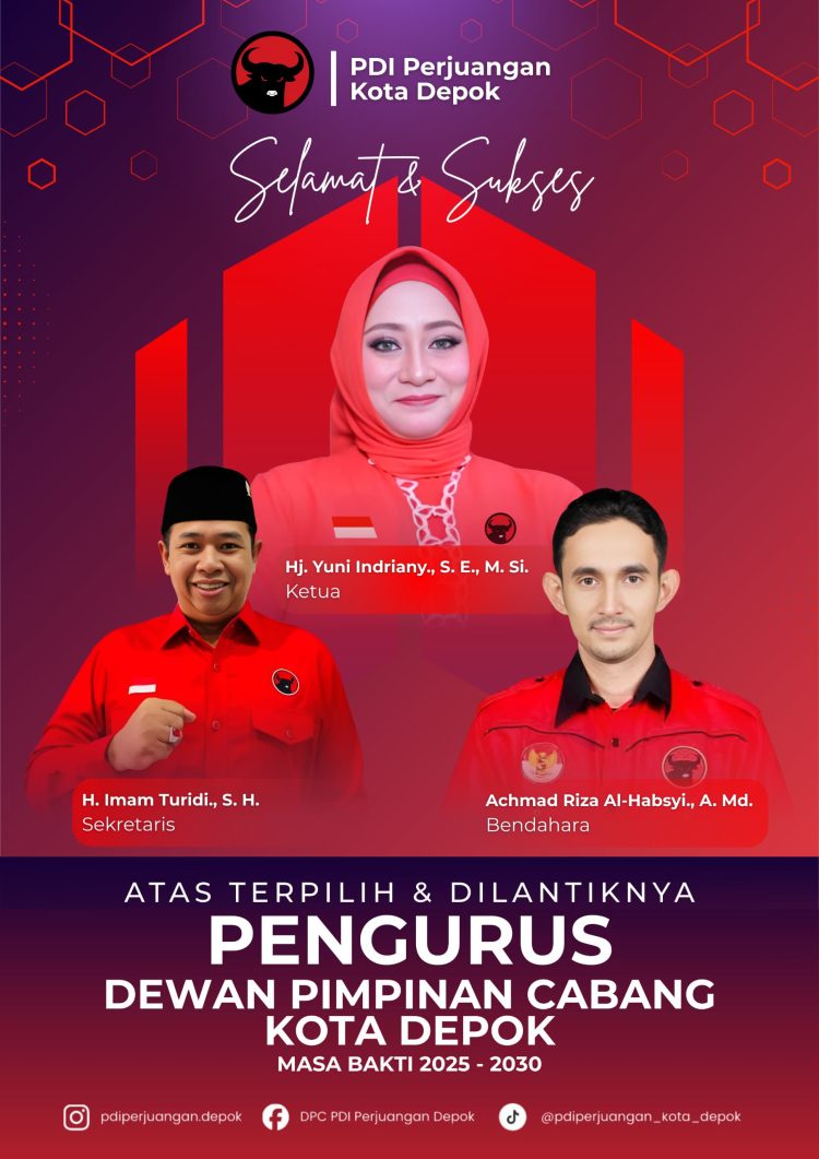 Hasil Konferensi Cabang (Konfercab) PDI Perjuangan Kota Depok