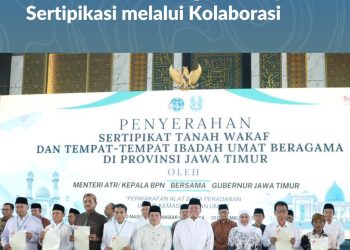 Serahkan 2.532 Sertipikat Tanah Wakaf dan Rumah Ibadah, Menteri Nusron Gagas Percepatan Sertipikasi melalui Kolaborasi