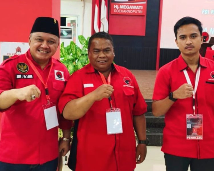 Amin P Napitupulu Dampingi Reno Yanuar Pimpin DPC PDIP Kota Cilegon Periode 2025–2030
