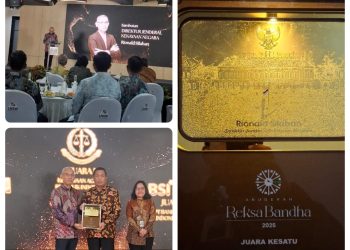 Kejaksaan RI Raih Juara 1  Kategori Pemohon Lelang Eksekusi  pada Anugerah Reksa Bandha Tahun 2025