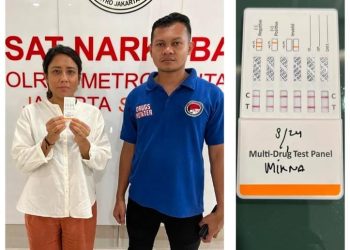 Kuasa Pendamping Ibu Mirna Novita (Dari TRCPPA) Sampaikan Bukti Resmi Hasil Tes Narkoba Negatif   