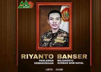 Mengenang Banser Riyanto Pahlawan Toleransi Yang Gugur Dimalam Natal, Demi Kemanusiaan