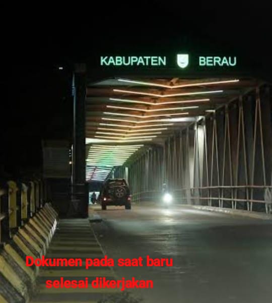 Lampu Tematik Rp2,8 Miliar di Jembatan Gunung Tabur Padam, Publik Pertanyakan Kualitas Proyek PUPR Berau