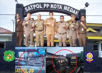 Anggota Satpol PP Kota Medan Bawa Barang Bukti Potongan Besi Ke Botot: Walikota Medan Harus Copot Pimpinan Satpol PP