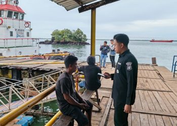 Satgas Humas Operasi Lilin Mahakam 2025 Laksanakan Live Report di Pelabuhan Speed Semayang Balikpapan