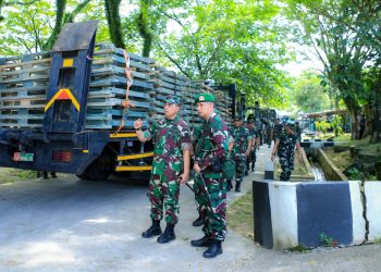 Yonzipur 17/AD Siap Diberangkatkan Bantu Percepatan Penanganan Pasca Bencana Alam di Provinsi Aceh