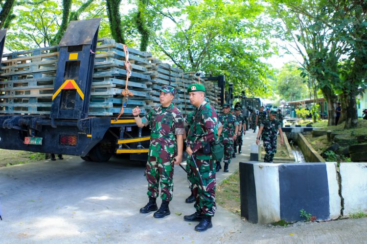 Yonzipur 17/AD Siap Diberangkatkan Bantu Percepatan Penanganan Pasca Bencana Alam di Provinsi Aceh