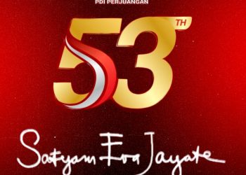 “Satyam Eva Jayate” Jadi Tema Dalam HUT Ke 53 PDIP, Yang Digelar Esok Hari Sekaligus Rakernas 10-12 Januari Di Jakarta”