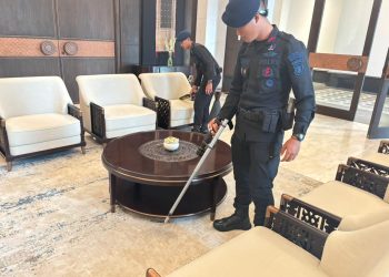 Pastikan Keamanan Kunjungan Presiden RI di IKN, Den Gegana Sat Brimob Kaltim Lakukan Sterilisasi Lokasi VVIP