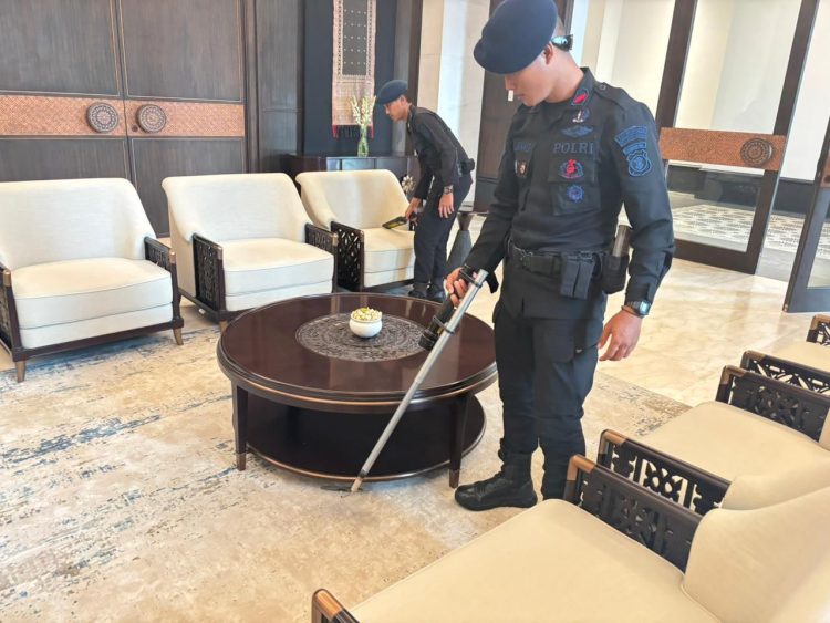 Pastikan Keamanan Kunjungan Presiden RI di IKN, Den Gegana Sat Brimob Kaltim Lakukan Sterilisasi Lokasi VVIP