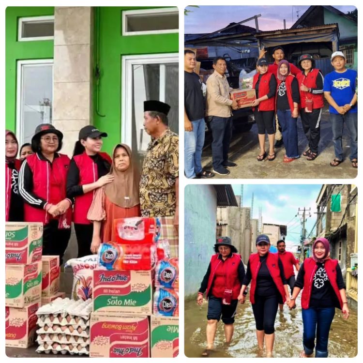 Wakil Rakyat DPRD Kabupaten Tangerang, Sambangi Korban Banjir Berikan Bantuan Kepada Warga Terdampak Banjir Di Desa Kosambi Timur Dan Karang Tengah