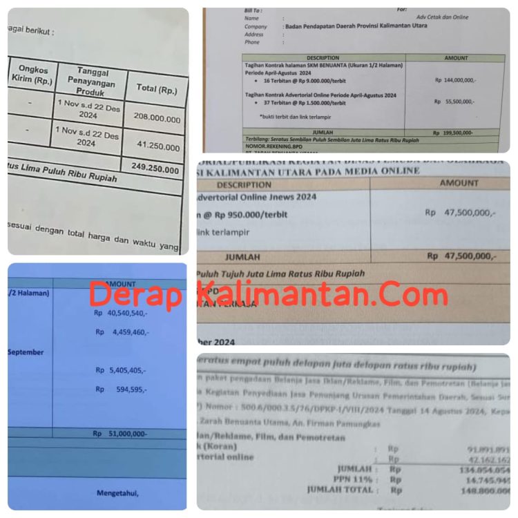 Lingkaran Tertutup Anggaran Media Kaltara, Pejabat OPD Jalankan Kontrak Media Tanpa Koordinasi Diskominfo?