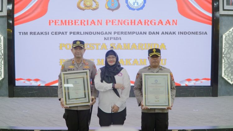 Ketua Nasional PPA Berikan Penghargaan Kepada Polres Mahakam Ulu dan Polresta Samarinda, Seluruh Polres di Kaltim Juga Meraih Penghargaan