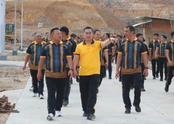 Perkuat Soliditas dan Kebugaran, Polda Kaltim Gelar Olahraga Bersama di Mako Brimob