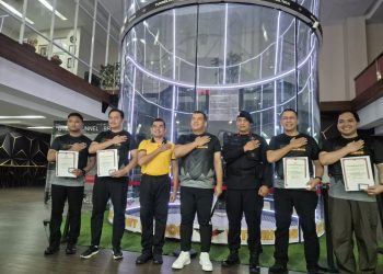 Pererat Silaturahmi, Korps Brimob Polri Menggelar Latihan _Indoor Skydiving_ Bersama Kementerian Imipas RI