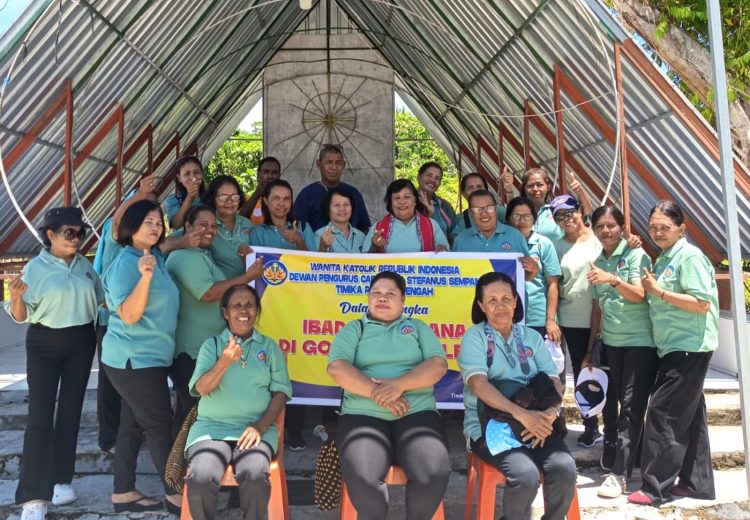 Ketua DPC WKRI St. Stefanus Sempan, Fermina Welerubun, Apresiasi  Badan Perencanaan Pembangunan Daerah (Bappeda), Atas Dukungan Yang Telah Diberikan Kepada Organisasi Wanita Katolik