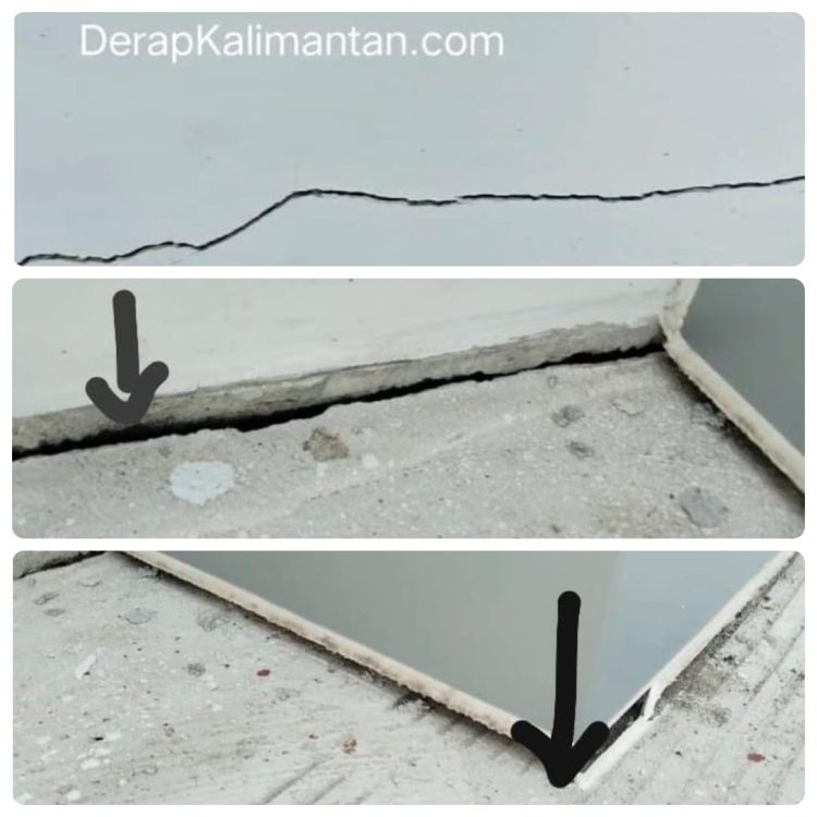 Kondisi Bangunan RSUD Baru Tanjung Redeb Disorot Warga, Ditemukan Retakan dan Pergeseran