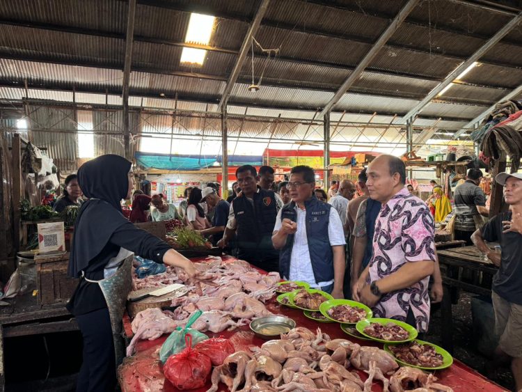 Jelang Ramadhan, Ditreskrimsus Polda Sumut Sidak Pasar di Medan, Pastikan Stok dan Harga Bapokting Aman