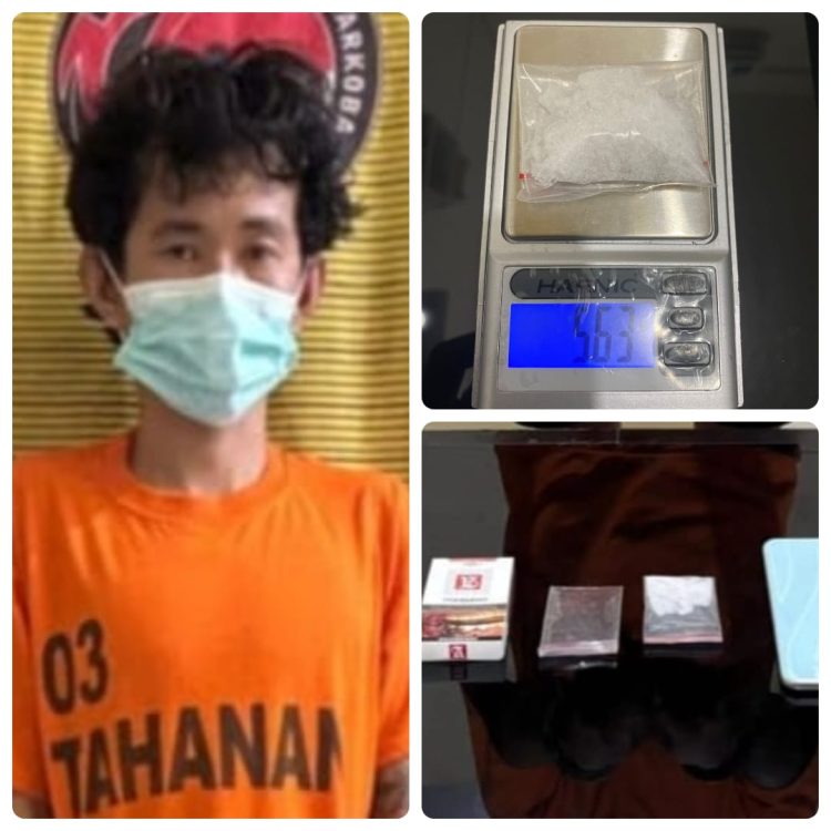 Kelabui Petugas Dengan Kotak Rokok, Bandar Narkoba Di Tangkap Polres Binjai