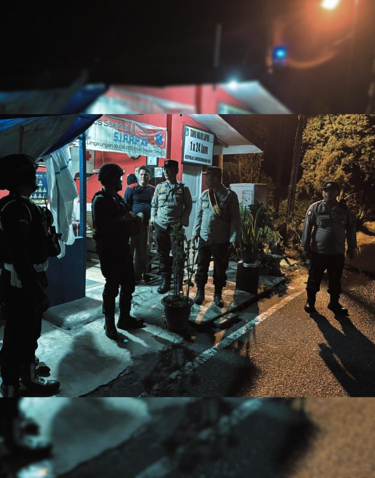 Hingga Dini Hari, Jajaran Polda Sumut Sisir Titik Rawan Kamtibmas