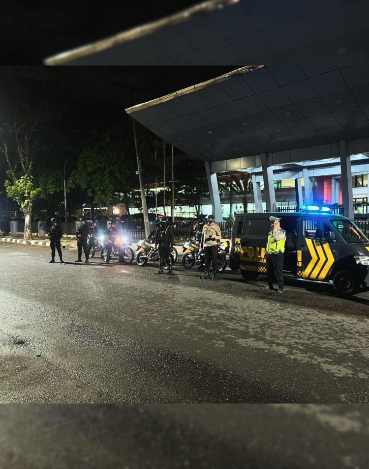 Brimob Polda Sumut Gelar Patroli Skala Besar, Antisipasi Gangguan Kamtibmas di Tiga Rayon