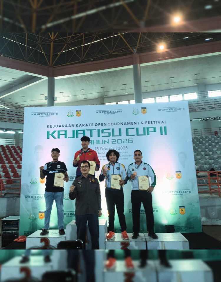Brimob Polda Sumut Perkuat Prestasi Olahraga, Raih Medali di Kejuaraan Karate Kajatisu Cup II 2026