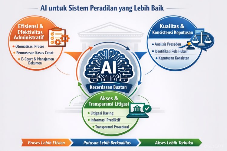 Artificial Intelligence Alat Bantu Hakim, Bukan Jadi Hakim!