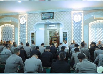 Bangun Kekuatan Spiritual, Satuan Brimob Polda Sumut Mantapkan Mental dan Iman Personel Lewat Binrohtal