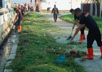 Lingkungan Bersih, Pasar Nyaman: Bukti Nyata Pengabdian Brimob untuk Masyarakat Tebing Tinggi.