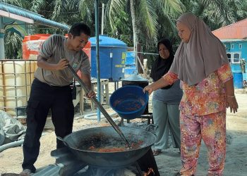 Dapur Lapangan Polda Sumut Hidangkan Menu Buka Puasa bagi Warga Terdampak Bencana di Aek Ngadol