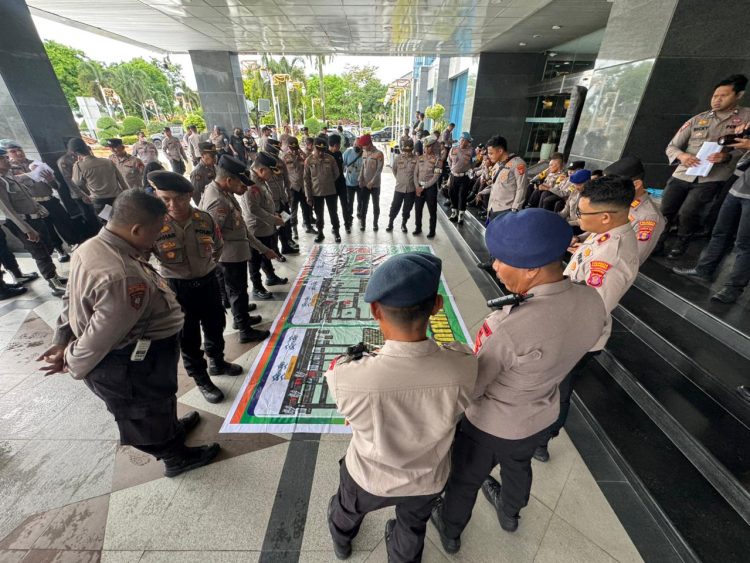 SSK Brimob Kaltim Kawal Aksi GERAM di Samarinda, Situasi Tetap Kondusif