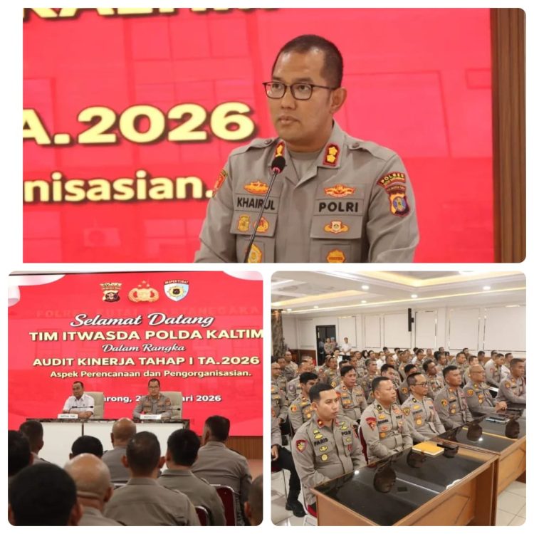 Audit Kinerja Tahap I 2026 di Polres Kukar, Kapolres Tegaskan Momentum Evaluasi dan Transparansi